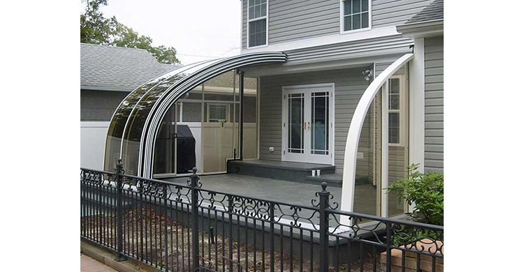 見過半弧形的沈陽陽光房嗎？