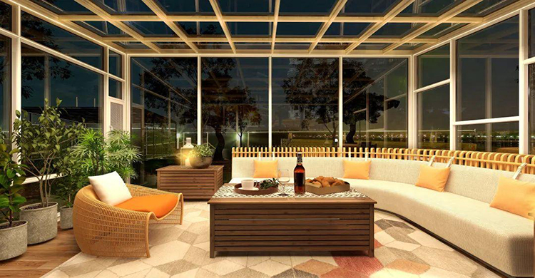 沈陽陽光房制作廠家溫馨提示在裝修時門窗顏色選購需考慮的幾個方面？